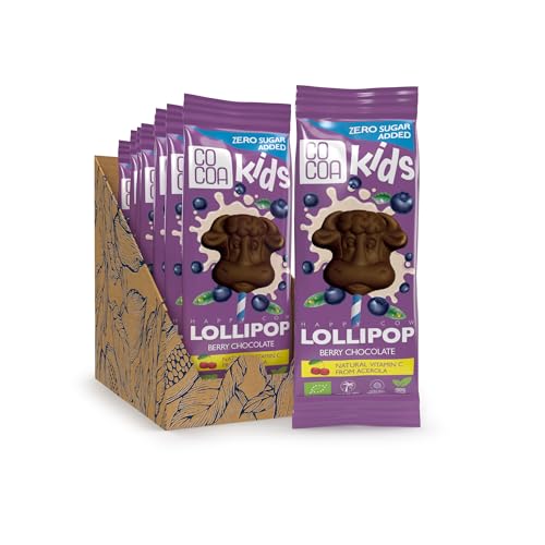 CO COA Schokoladenlutscher mit Acerol BIO & Glutenfrei BOX 10x15g, 0% Zuckerzusatz, natürliches Vitamin C, Bio & Vegan, ohne GMO, Palmöl, Prebiotika, Protein Riegel, cremiger Geschmack CO COA Schokoladenlutscher mit Acerol BIO & Glutenfrei BOX 10x15g, 0% Zuckerzusatz, natürliches Vitamin C, Bio & Vegan, ohne GMO, Palmöl, Prebiotika, Protein Riegel, cremiger Geschmack von Co coa