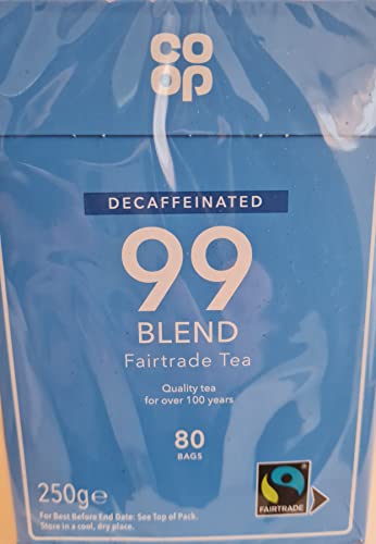 Coop 99 Blend Decaffeinated Fairtrade Tea, 80 Beutel, 250g Coop 99 Blend Decaffeinated Fairtrade Tea, 80 Beutel, 250g von Co-op
