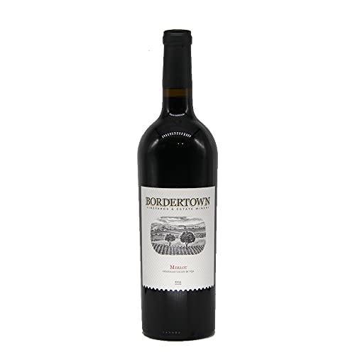 Bordertown 2015 Merlot Rotwein 75 cl, Kanadischer Wein, Okanagan Valley, Kanada, BC VQA von Coastal Delight