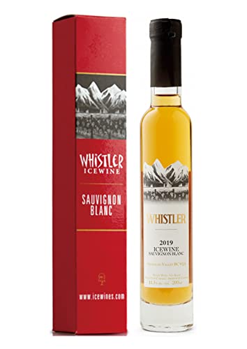 Whistler 2019 Sauvignon Blanc Eiswein in Geschenkbox 20 cl, Kanadischer Eiswein | Canadian Icewine, Okanagan Valley, Kanada BC VQA von Coastal Delight