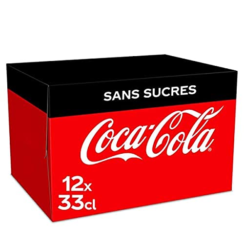 Coca-Cola Zero Sugar, Koffeinhaltiges Erfrischungsgetränk in stylischen Dosen mit originalem Coca-Cola Geschmack - null Zucker und ohne Kalorien, 10 x 330 ml, EINWEG von Coca-Cola Zero