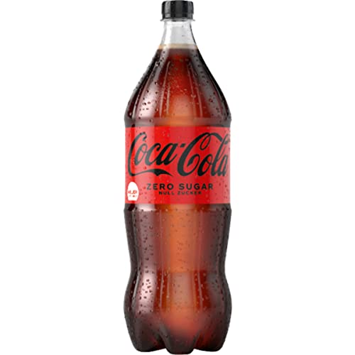 Coca-Cola Zero Sugar / Koffeinhaltiges Erfrischungsgetränk in stylischen Flaschen mit originalem Coca-Cola Geschmack - null Zucker und ohne Kalorien / 6 x 2 Liter Einweg Flasche Coca-Cola Zero Sugar / Koffeinhaltiges Erfrischungsgetränk in stylischen Flaschen mit originalem Coca-Cola Geschmack - null Zucker und ohne Kalorien / 6 x 2 Liter Einweg Flasche von Coca-Cola Zero