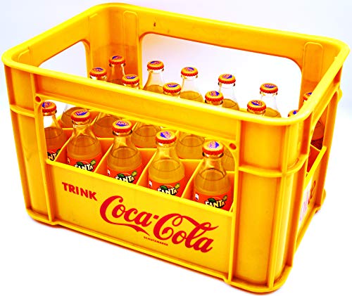 24 x Fanta Orange 0,2L Originalkiste Glasflasche MEHRWEG von Coca-Cola