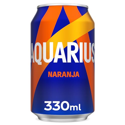 Coca Cola - Aquarius Orange in der Dose - Dose - 0,330Liter von Aquarius