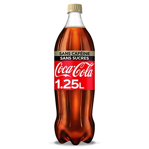 Coca Cola Coca -Cola Zero Cola ohne Zucker und ohne Koffein - 1,25 L. von Coca-Cola