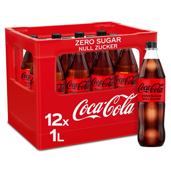 Coca Cola Coke Zero Sugar (Mehrweg) von Coca-Cola