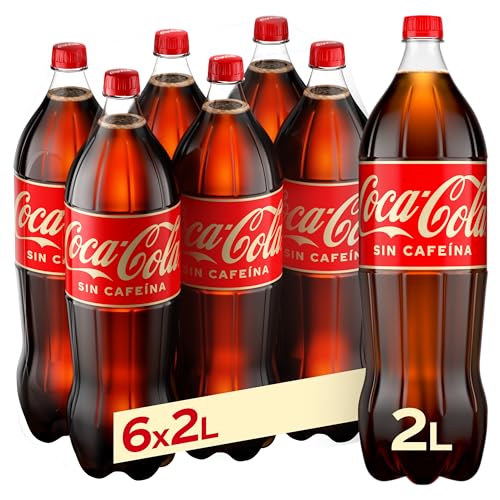 Coca-Cola - Ohne Kaffee, Soda mit Colagas, 2 Liter (6 Packung), Kunststoffflasche von Coca-Cola