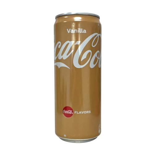 Coca Cola Vanilla 24 x 330ml Dose, Erfrischungsgetränk mit Vanille-Geschmack, inkl. 6€ Pfand von Coca-Cola