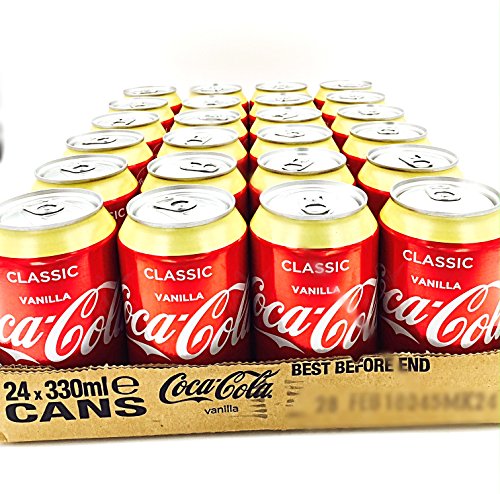 Coca Cola Vanille 24 x 0,33l Dose (Vanilla Coke) von Coca-Cola