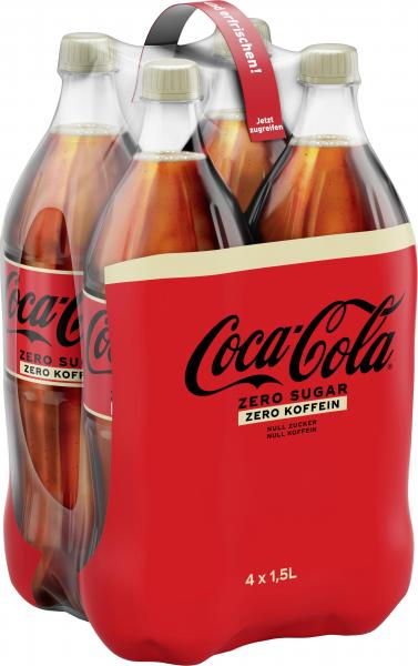 Coca-Cola Zero koffeinfrei (Einweg) von Coca-Cola