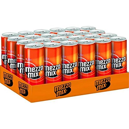 Mezzo Mix Classic - Cola & Orange Soda - CASE of 24 x 0.33 l by Mezzomix von Mezzo Mix