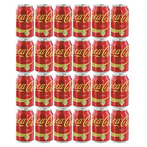 Vanilla Coca-Cola 330ml (Packung mit 24 x 330 ml) von Coca-Cola