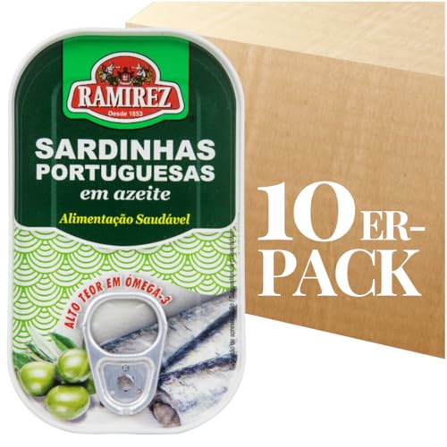 Portugiesische Sardinen In Olivenöl - 10 x 125 g - Ramirez - Portugal Portugiesische Sardinen In Olivenöl - 10 x 125 g - Ramirez - Portugal von Cocagne