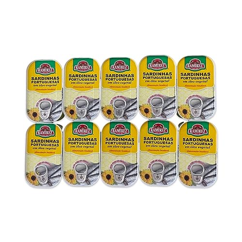 Portugiesische Sardinen In Pflanzenöl - 10 x 125 g - Ramirez - Portugal Portugiesische Sardinen In Pflanzenöl - 10 x 125 g - Ramirez - Portugal von Cocagne