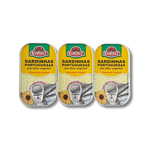 Portugiesische Sardinen In Pflanzenöl - 3 x 125 g - Ramirez - Portugal Portugiesische Sardinen In Pflanzenöl - 3 x 125 g - Ramirez - Portugal von Cocagne