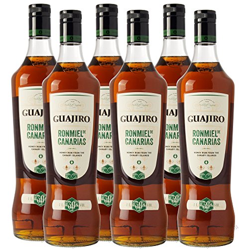 GUAJIRO Ron Miel Honig Rum 30% von den Kanaren Sparpaket 6 x 1 Liter GUAJIRO Ron Miel Honig Rum 30% von den Kanaren Sparpaket 6 x 1 Liter von Cocal