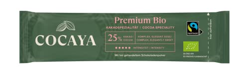 COCAYA Bio-Trinkschokoladen-Sticks PREMIUM BIO mit 25% Kakao, 100x35g COCAYA Bio-Trinkschokoladen-Sticks PREMIUM BIO mit 25% Kakao, 100x35g von Cocaya