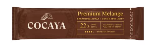COCAYA Trinkschokoladen-Sticks PREMIUM MELANGE mit 22% Kakao, 100x35g von Cocaya