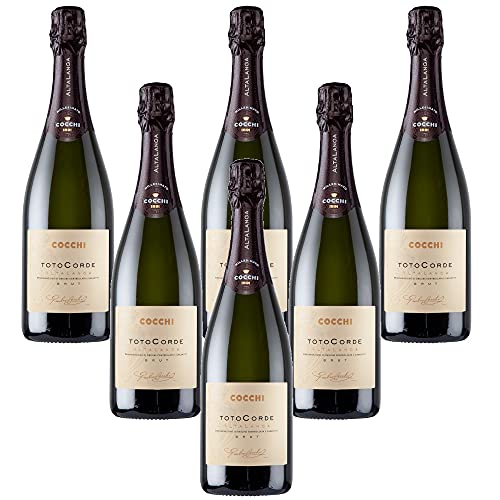 TotoCorde Alta Langa DOCG Spumante Brut Metodo Classico (6 Flaschen 75 cl.) von Cocchi