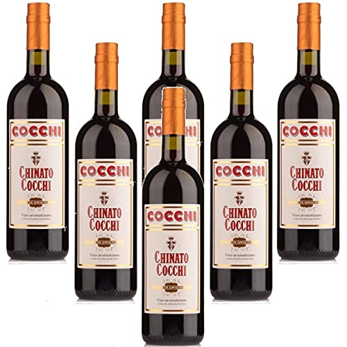 Vino Aromatico Chinato aromatisierter Wein (6 Flaschen 75 cl.) von Cocchi
