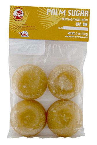 2er Pack - COCK Palmzucker in Scheiben (2x 200g) | 8 Stück | Palm Sugar | Thailand von Cock