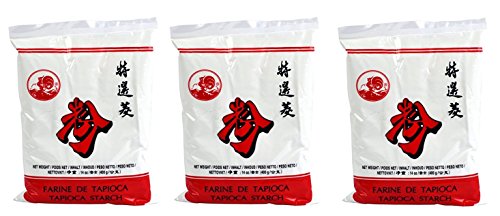 Cock Brand Tapioca Mehl, 3 x 400 g von Cock