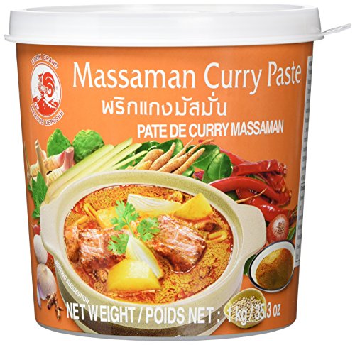 Cock Currypaste, Matsaman, 2er Pack (2 x 1 kg Packung) von Cock