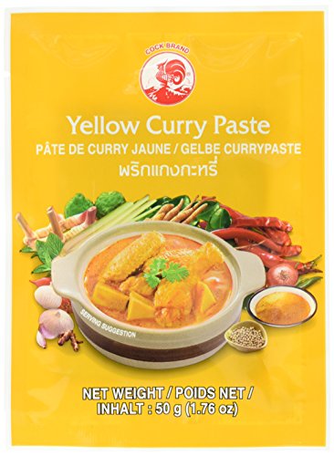 Cock Currypaste, gelb, 50 g Packung Cock Currypaste, gelb, 50 g Packung von Cock