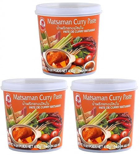 Cock - Matsaman Currypaste - 3er-Pack (3 x 400g) von Cock
