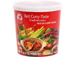 Cock Rote Curry-Paste, Glas 1 kg x 12 von Cock