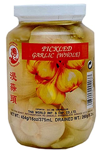 Cock Thailändischer Eingelegter Knoblauch 454g von Cock