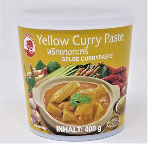 Gelbe Thai Currypaste 400g - Cock - von Cock