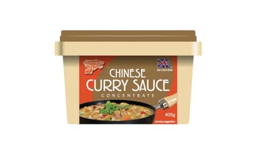 Original Chinesische Currysauce Paste Konzentrat 405g - Mindestens 6 Monate Haltbarkeit von Cock