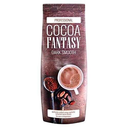 Cocoa Fantasy Dark Smooth Kakao, 2kg Trinkschokolade, Instant Kakaopulver, weicher und cremiger Geschmack, 27% Kakaoanteil Cocoa Fantasy Dark Smooth Kakao, 2kg Trinkschokolade, Instant Kakaopulver, weicher und cremiger Geschmack, 27% Kakaoanteil von Cocoa Fantasy
