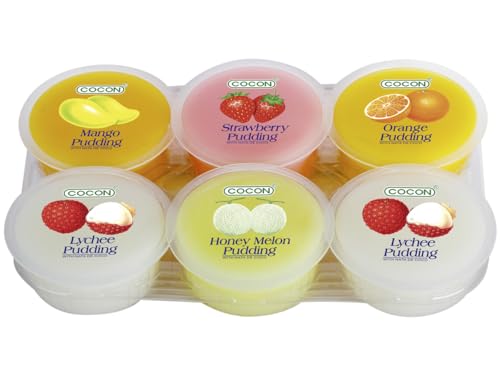 Cocon Nata de Coco Dessert mit Kokosnussgel - Fruchtgeschmack, sortiert - 480 g von COCON