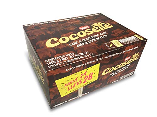 Cocosette - 28 Stück – Oblaten mit Kokosnusscreme gefüllt von Cocosette