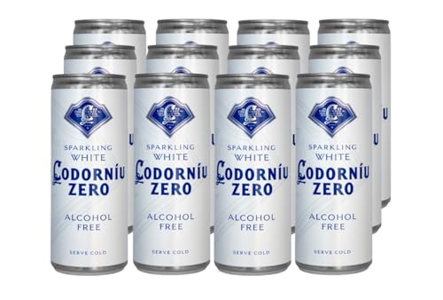 Codorníu Zero – Alkoholfreier Sekt – Packung mit 12 Dosen à 250 ml von Codorníu