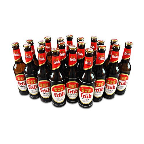 Früh Kölsch (20 kleine Flaschen à 0,33 l / 4,8 % vol.) inc. 1.60€ MEHRWEG Pfand von Cölner Hofbräu Früh KG