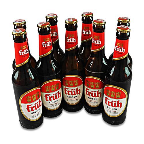 Früh Kölsch (9 Flaschen à 0,33 l / 4,8 % vol.) inc. 0.72€ MEHRWEG Pfand von Cölner Hofbräu Früh KG