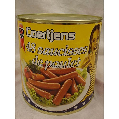 Coertjens Saucisses de Poulet 48 Stck Dose (Geflügelwürstchen) von Coertjens