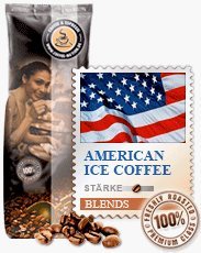Coffee-Nation American Ice Coffee 1000g Bohnen | Spitzenqualität | Kaffeeliebhaber von Coffee-Nation