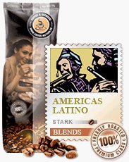 Coffee-Nation Americas Latino 1000g Bohnen | Spitzenqualität | Kaffeeliebhaber von Coffee-Nation
