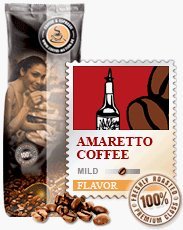 Coffee-Nation Aroma-Kaffee Amaretto 1000g Bohnen | Spitzenqualität | Kaffeeliebhaber von Coffee-Nation