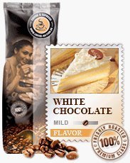 Coffee-Nation Aroma-Kaffee White Chocolate 1000g Bohnen | Spitzenqualität | Kaffeeliebhaber von Coffee-Nation