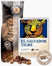 Coffee-Nation El Salvador Tigre 1000g Bohnen | Spitzenqualität | Kaffeeliebhaber von Coffee-Nation
