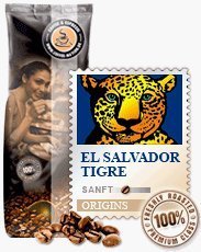 Coffee-Nation El Salvador Tigre 1000g Bohnen | Spitzenqualität | Kaffeeliebhaber von Coffee-Nation
