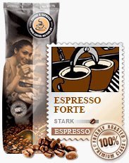 Coffee-Nation Espresso Forte 1000g Bohnen | Spitzenqualität | Kaffeeliebhaber von Coffee-Nation