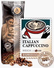 Coffee-Nation Espresso Italian Cappuccino 1000g Bohnen | Spitzenqualität | Kaffeeliebhaber von Coffee-Nation