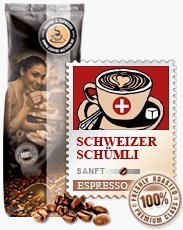 Coffee-Nation Espresso Schweizer Schümli 1000g Bohnen | Spitzenqualität | Kaffeeliebhaber von Coffee-Nation