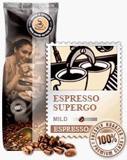 Coffee-Nation Espresso Supergo 1000g Bohnen | Spitzenqualität | Kaffeeliebhaber von Coffee-Nation